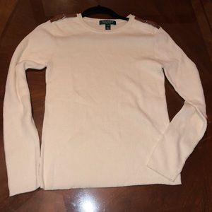 Ralph Lauren white thin sweater
